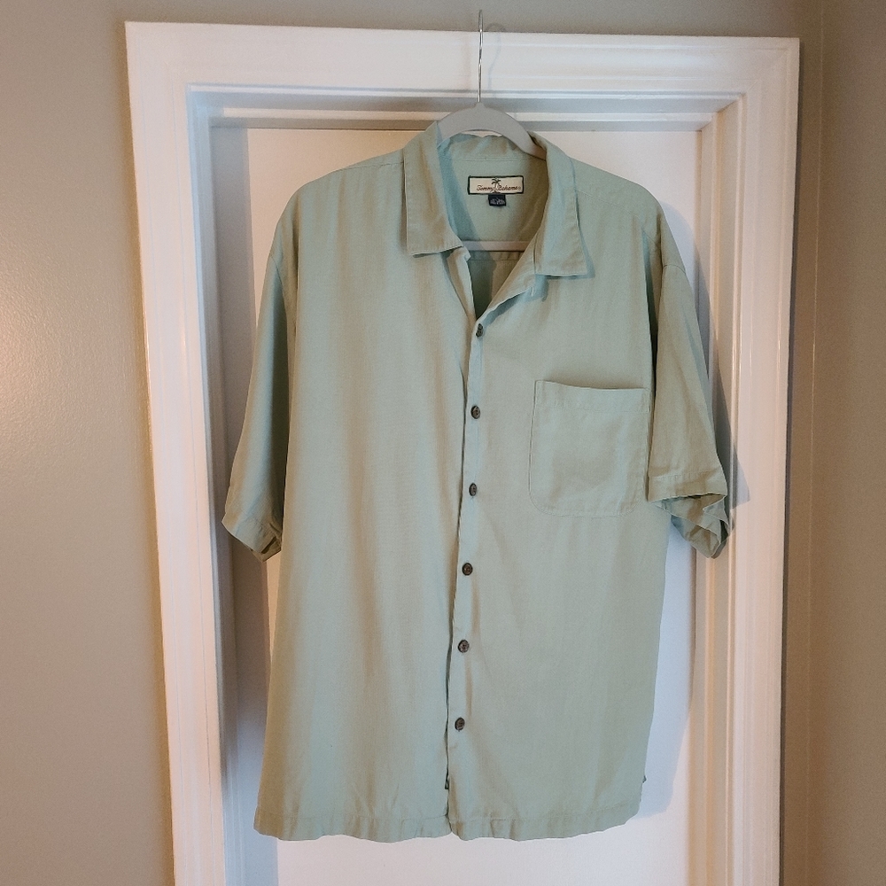 Mens short sleeve button down